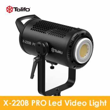 Tolifo Lampu Video LED Bi-Color COB Video Light 215W 6500K - X-220B PRO