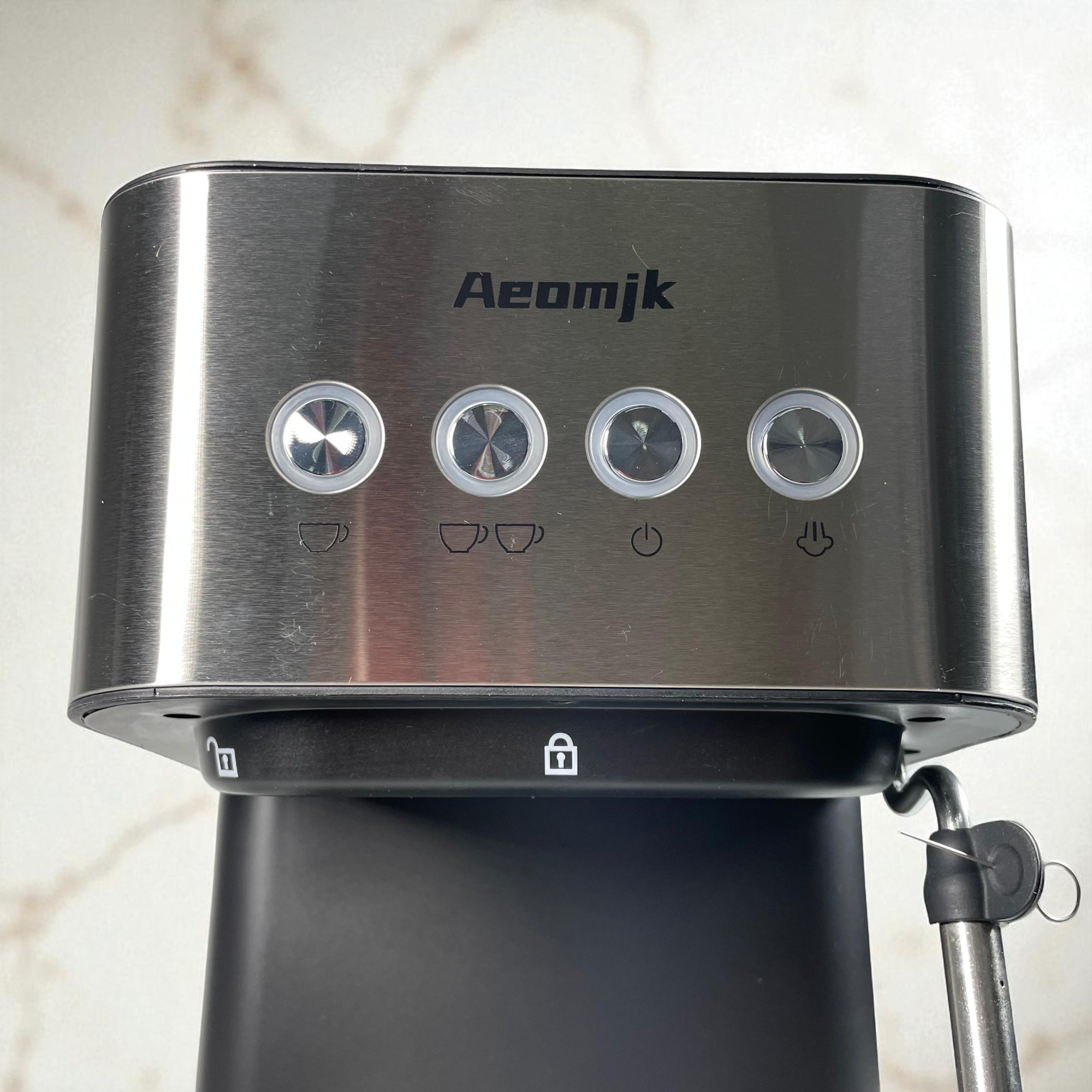 AEOMJK Mesin Kopi Espresso Coffee Maker Frothing 20 Bar 1050W 1.2L - CM3010