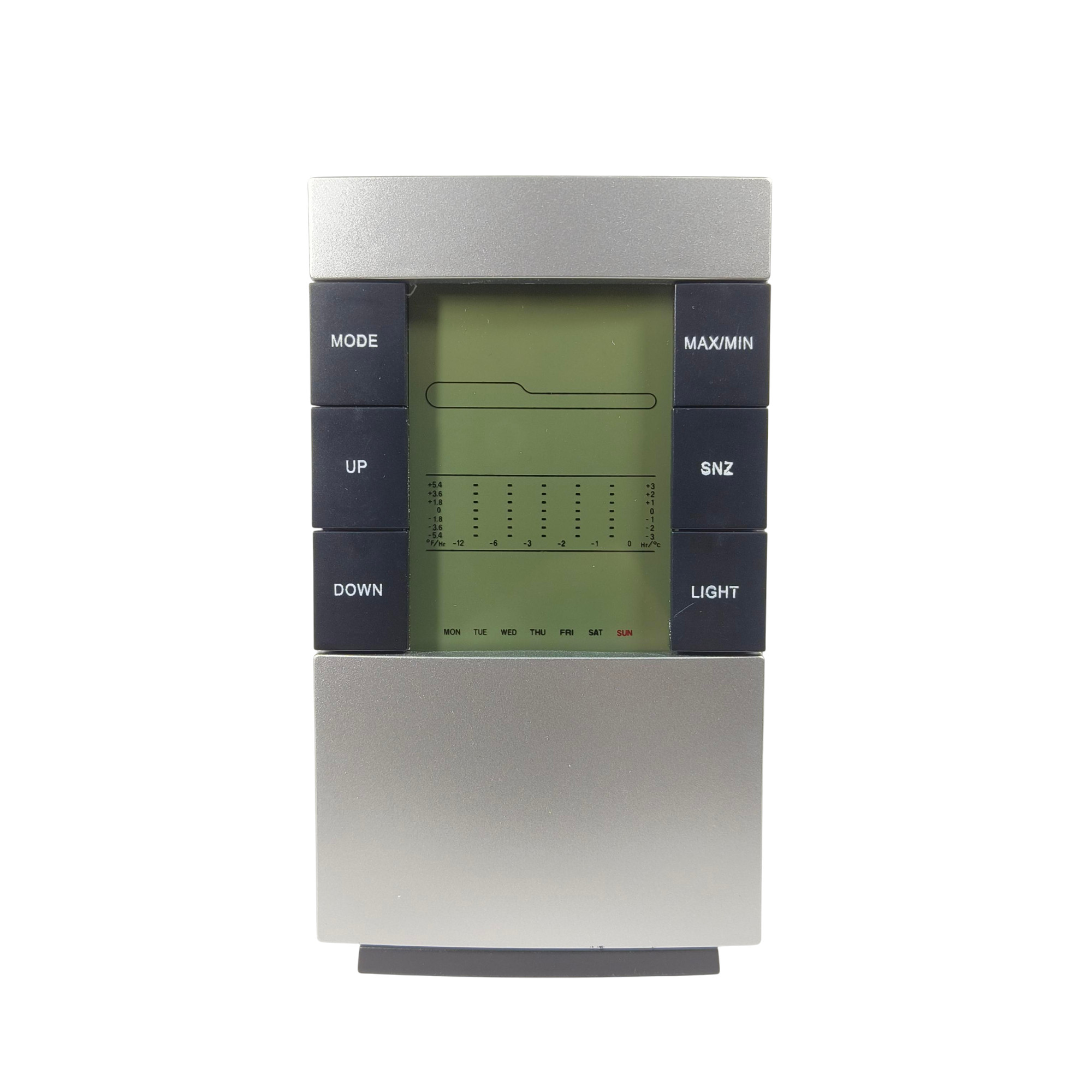 Weather Station Humidity Temperature Alarm Desk Clock Jam Alarm - 3210