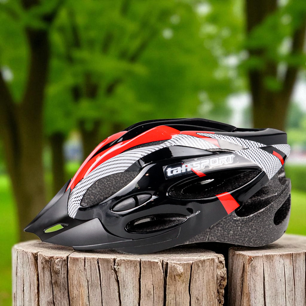 TaffSPORT Helm Sepeda Bike Aerodynamic EPS Foam Unisex 21 Air Vent - X10