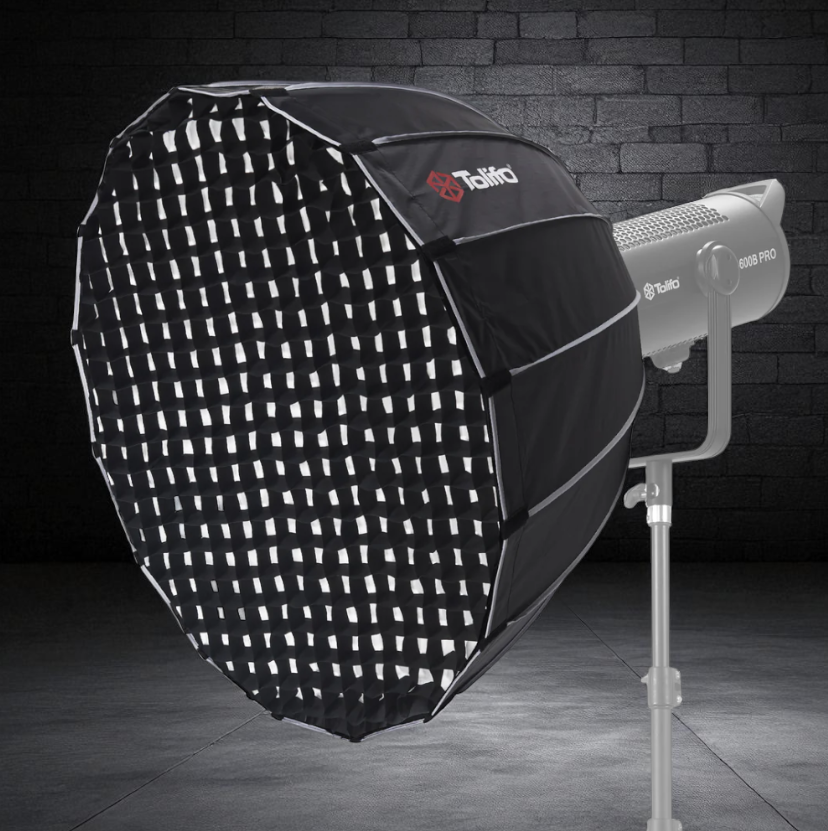 Tolifo Softbox Parabolik Honeycomb Quick Released 90cm - LKP-90