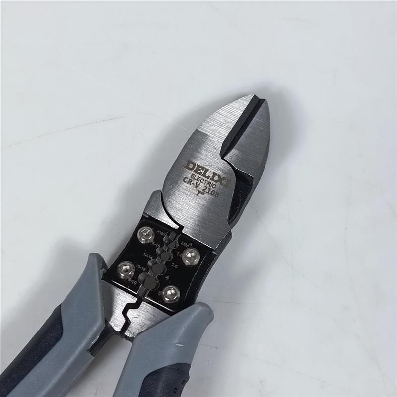 Delixi Tang Pemotong Kabel Multifunctional Diagonal Pliers 7 Inch - 2108