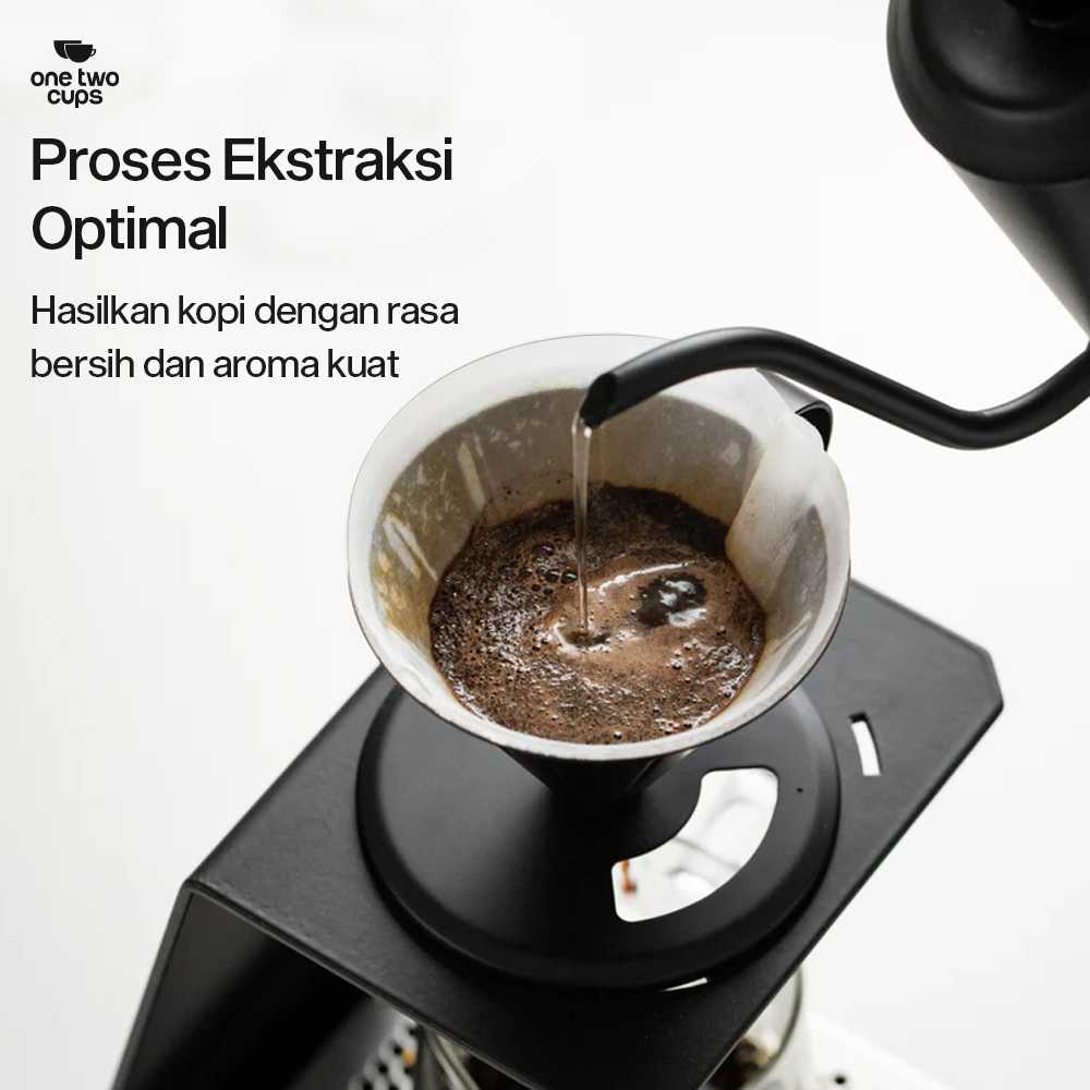 One Two Cups Kertas Saringan Kopi Filter Paper V60 2-4 Cups 100 PCS - V04 - Gambar 2