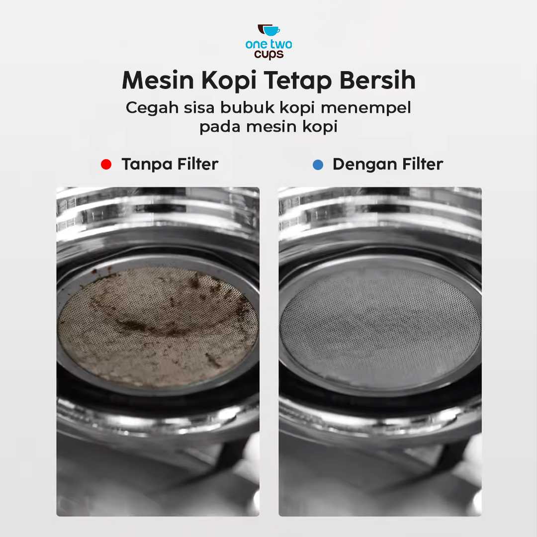 One Two Cups Kertas Saringan Kopi Coffee Filter Paper Moka Pot 100 PCS - OJ1 - Gambar 4