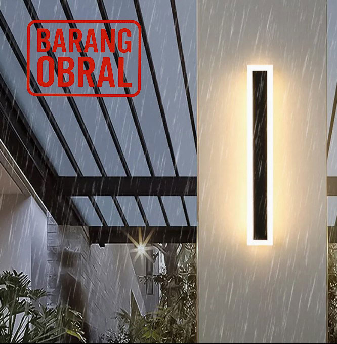 TaffLED Lampu Dinding Hias Outdoor Long Strip LED 3in1 Color - ISN-31 (BARANG OBRAL)