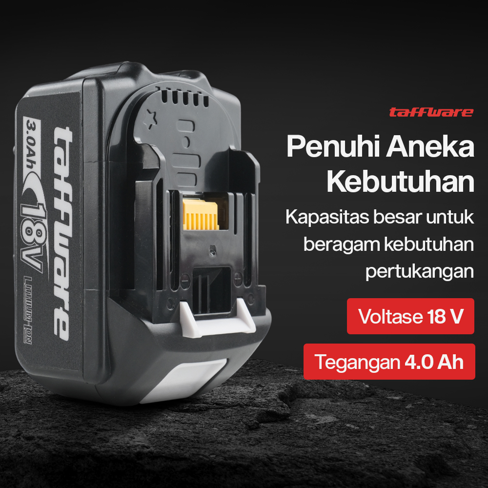 Taffware Baterai LXT 5C BL1850 Li-Ion 18V 3.0Ah - BL1860B