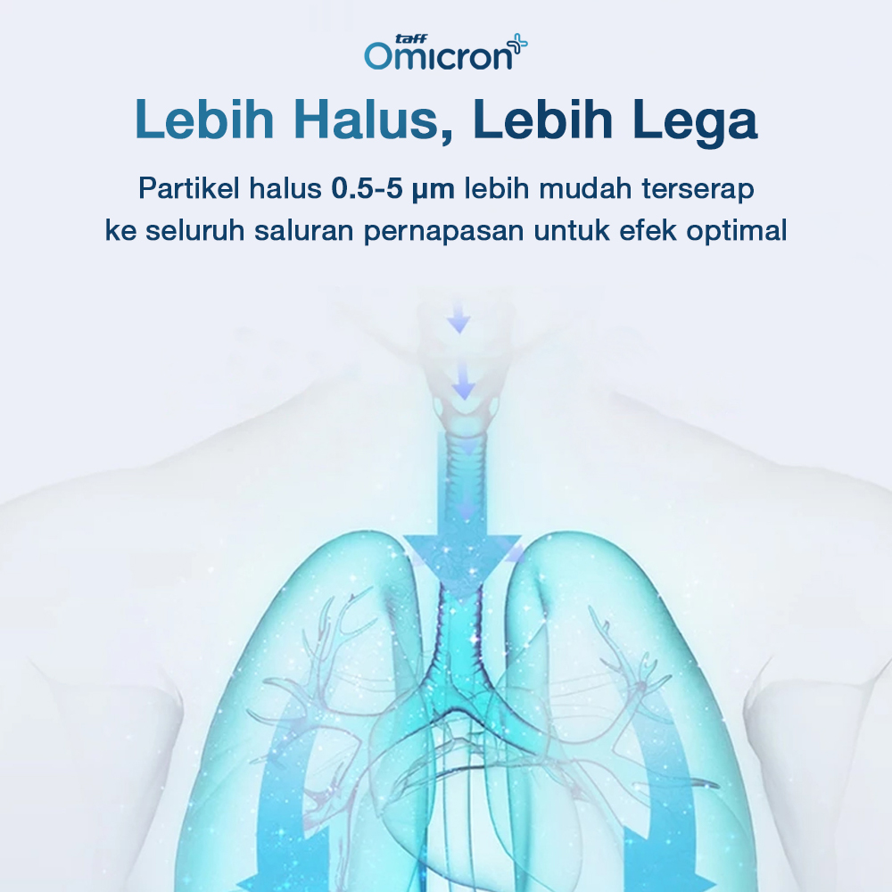 TaffOmicron Alat Terapi Pernapasan Ultrasonic Steam Inhale Nebulizer - MY-520A