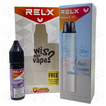 Relx Prime E Pod Kit 30W 800mAh - Pod Kit Prime E Bundling Liquid 15ml