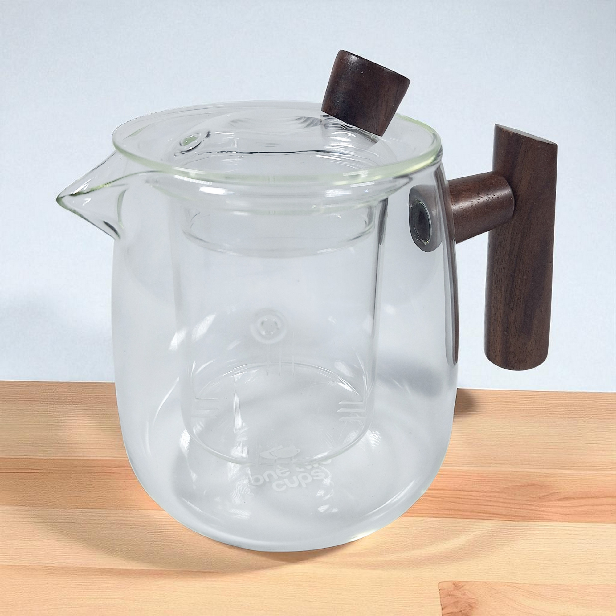 One Two Cups HMLOVE Teko Teh Kaca Saringan Tahan Panas Teapot 480ml - HM4