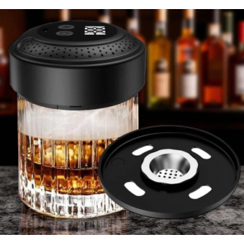 ARKADIA Alat Pengasap Elektrik Whisky Cocktail Smoker Kit With LED RGB - KZ-39