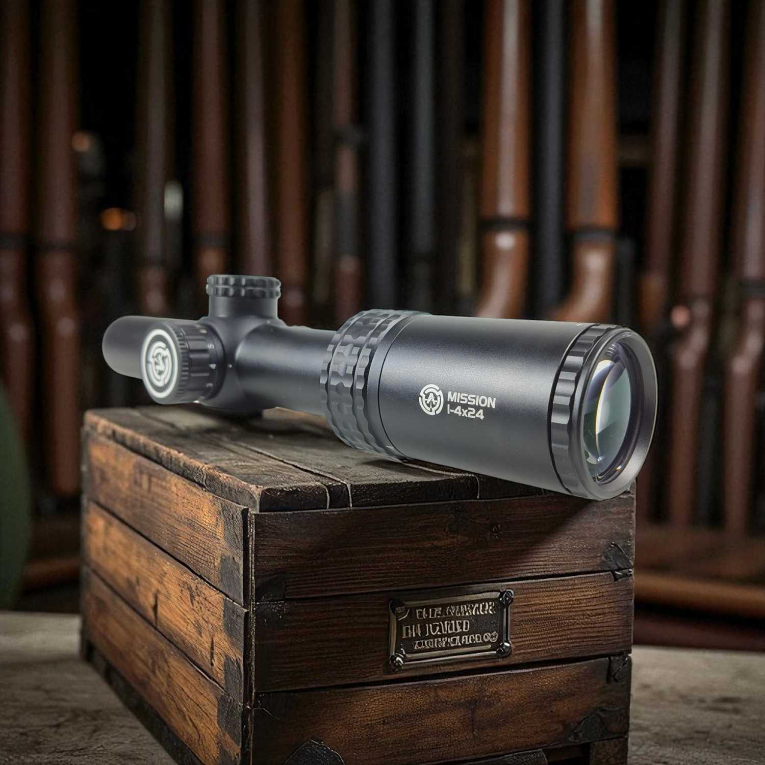 Jual Aimsharp Rifle Scope Magnification Red Fiber Optic Reticle