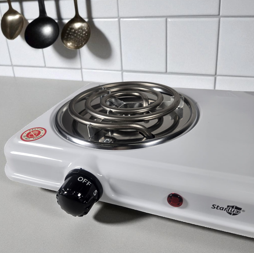 Starlux Kompor Listrik 2 Tungku Portable Coil Hot Plate 2000W - THP-5703