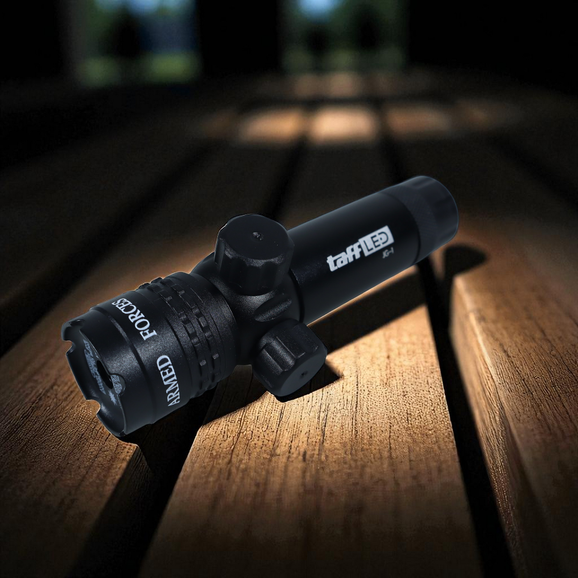 TaffLED Laser Tactical Green Dot Scope Mount Baterai Charger - JG-1