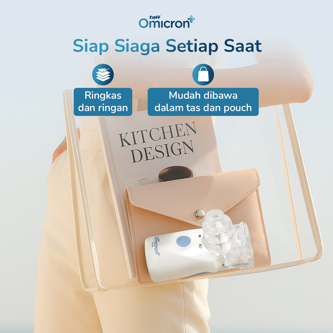 TaffOmicron Alat Terapi Pernapasan Asma Inhale Nebulizer - YM-3R9