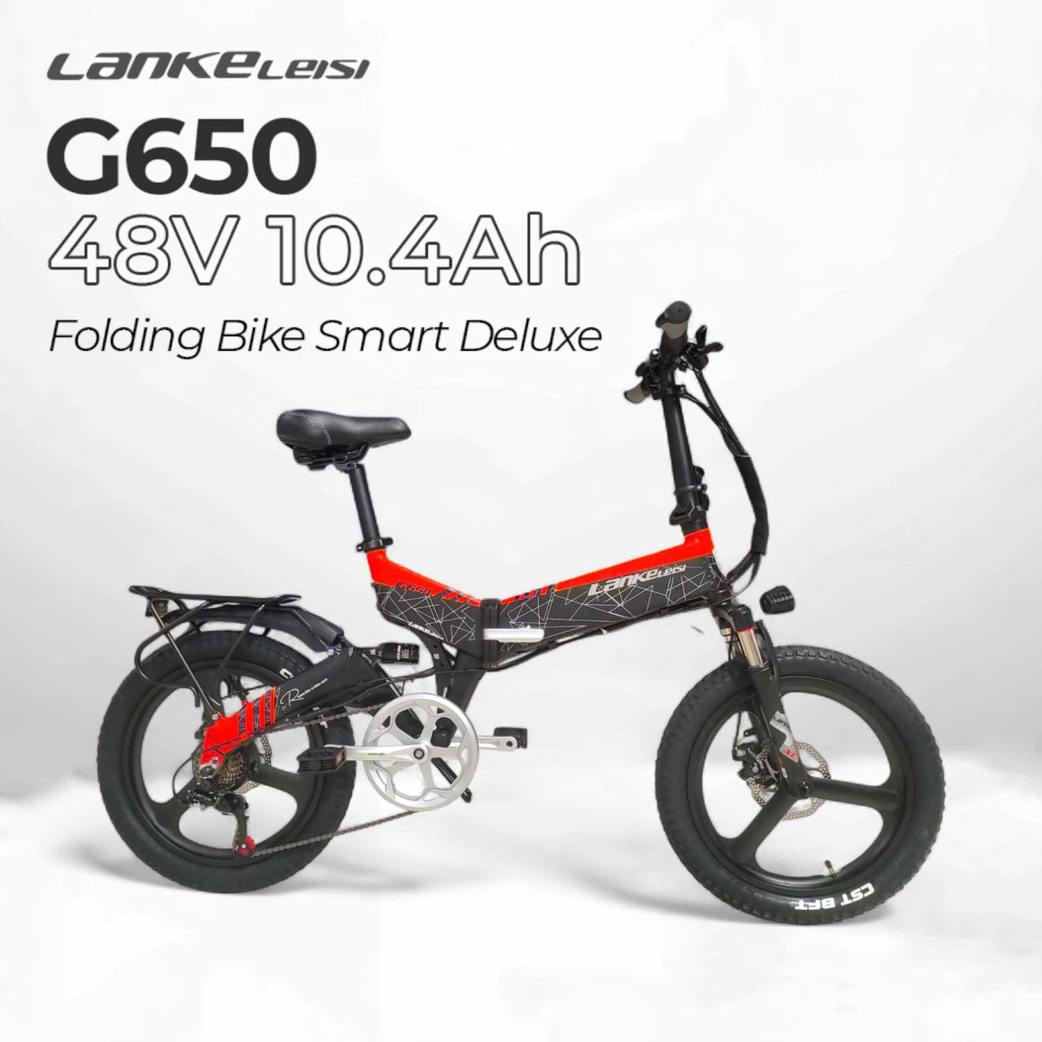 Jual Lankeleisi Sepeda Listrik Lipat Folding Bike Smart Deluxe
