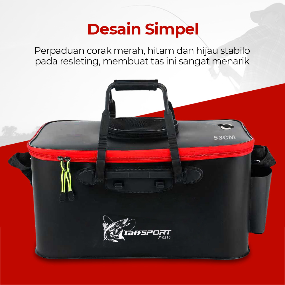 TaffSPORT Tas Perlengkapan Memancing Portable Fishing Bucket 53cm - JY0210