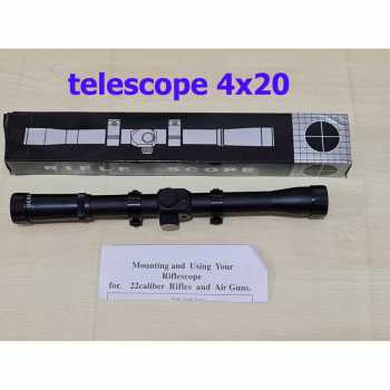 Teleskop Riffle Scope Banner 4x20 / Tele - Teropong Berburu