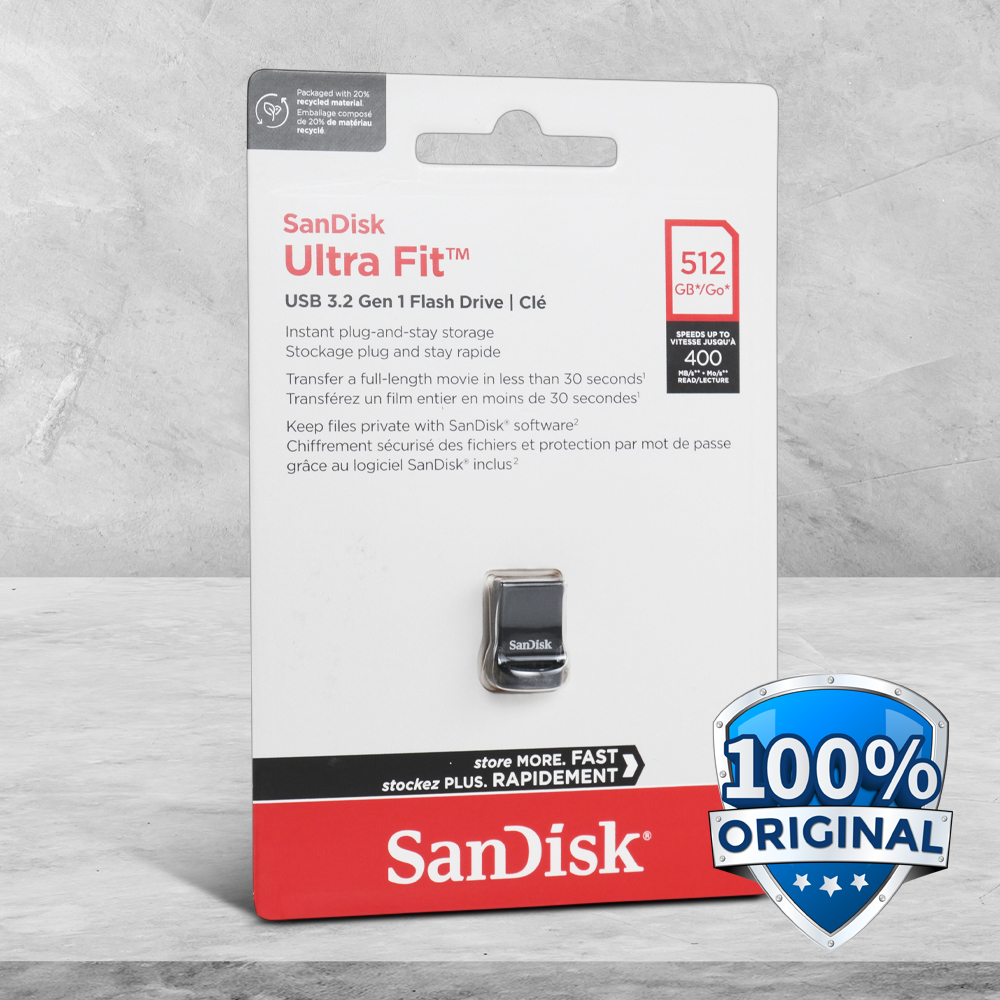 SanDisk Ultra Fit Flashdisk USB 3.1 / 3.2 Gen 1 - SDCZ430