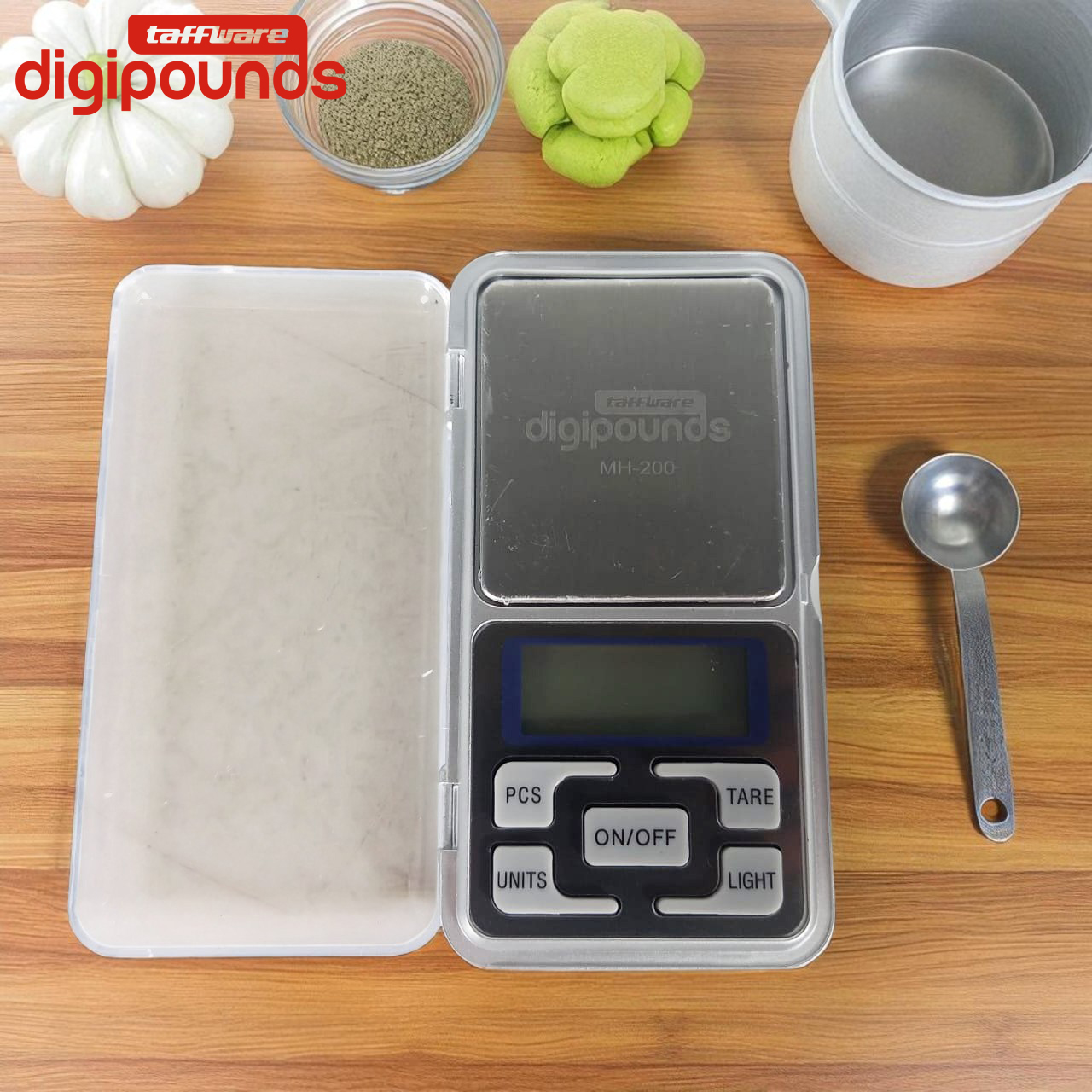 Taffware Digipounds Timbangan Emas Mini Digital Multifungsi 200g 0.01g - MH-200