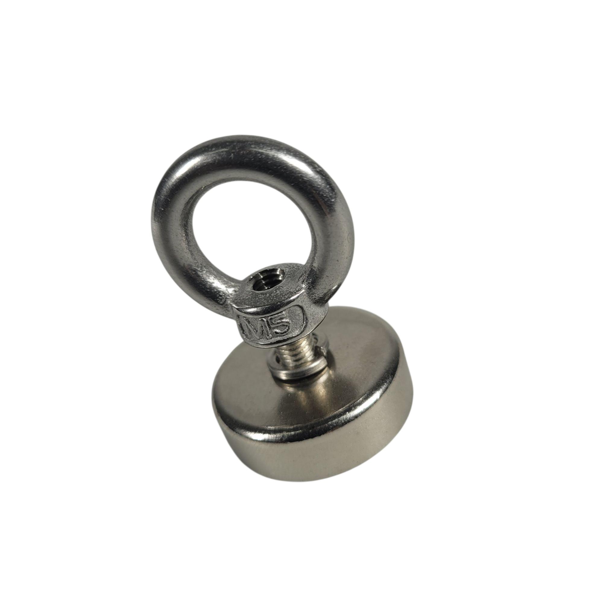 Taffware Magnet Gantungan Round Hook Strong Neodymium 25mm - D25