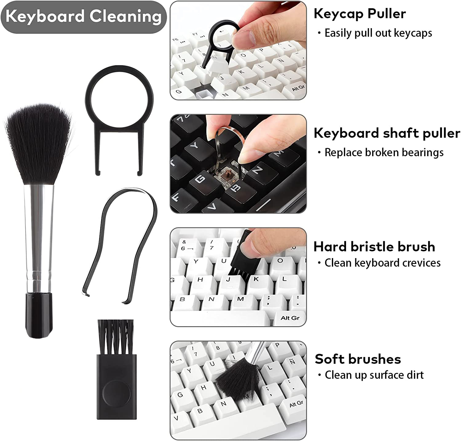 ZUIDID Alat Pembersih Keyboard Cleaning Brush 18in1 - Q10
