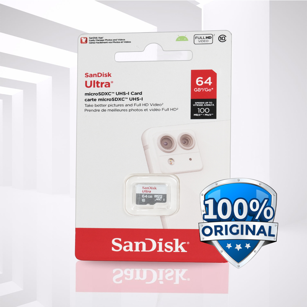 SanDisk Ultra microSDHC/SDXC UHS-I Class 10 100MB/s - SDSQUNR