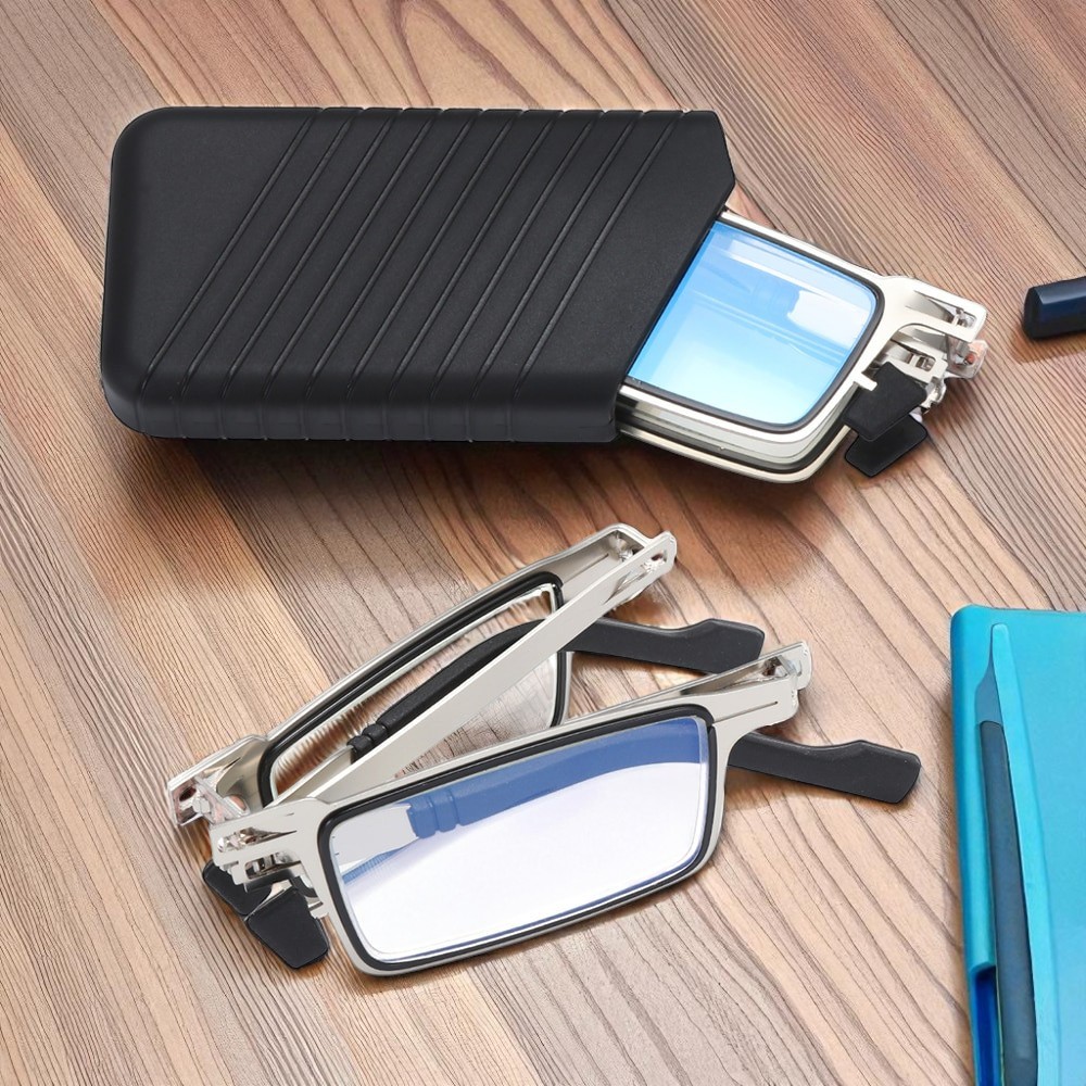 FANCC Kacamata Baca Rabun Dekat Glasses Anti Blue Light Lensa Plus - F400