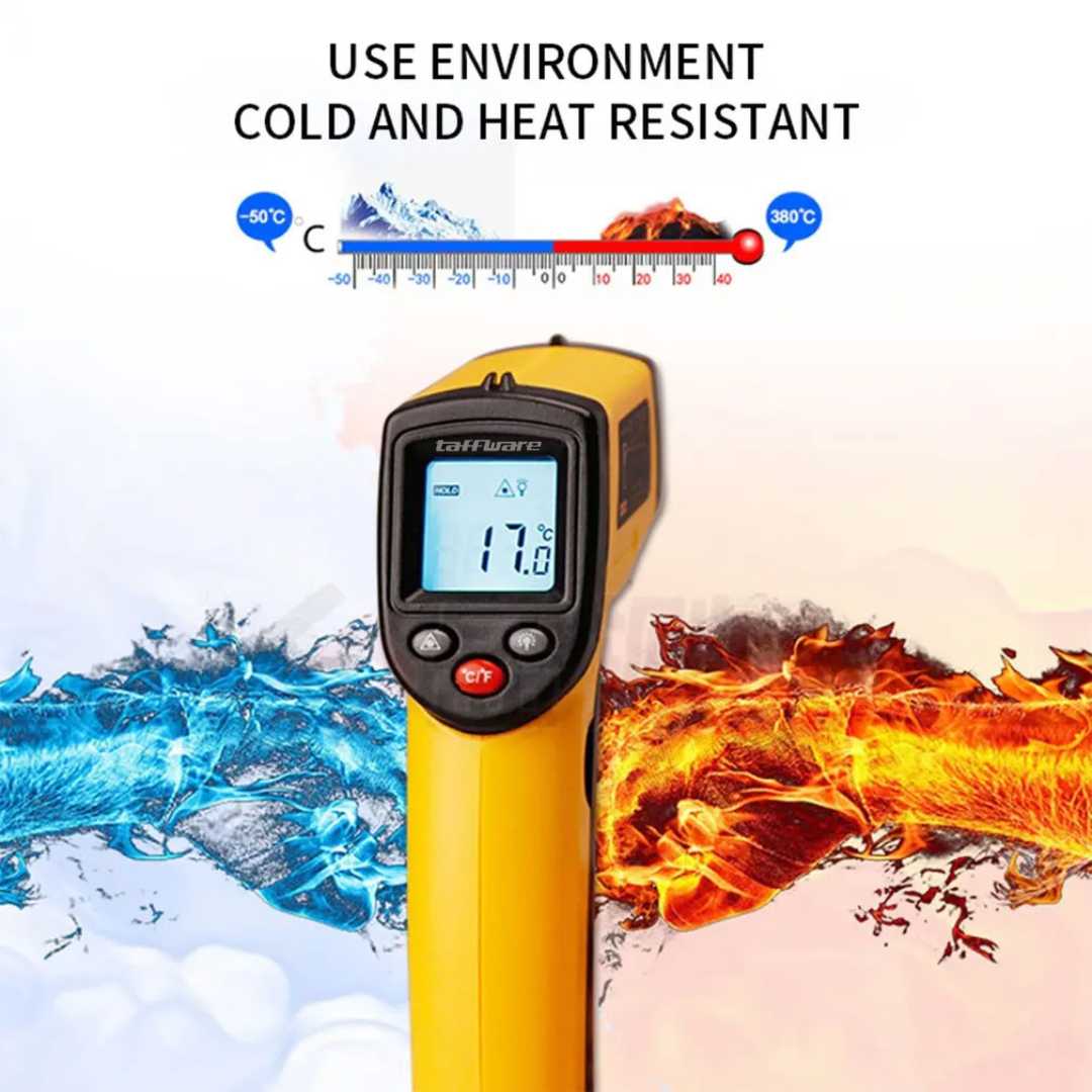 Taffware Thermogun Thermometer Industrial Laser Infrared NonContact - CX6000 - Gambar 6