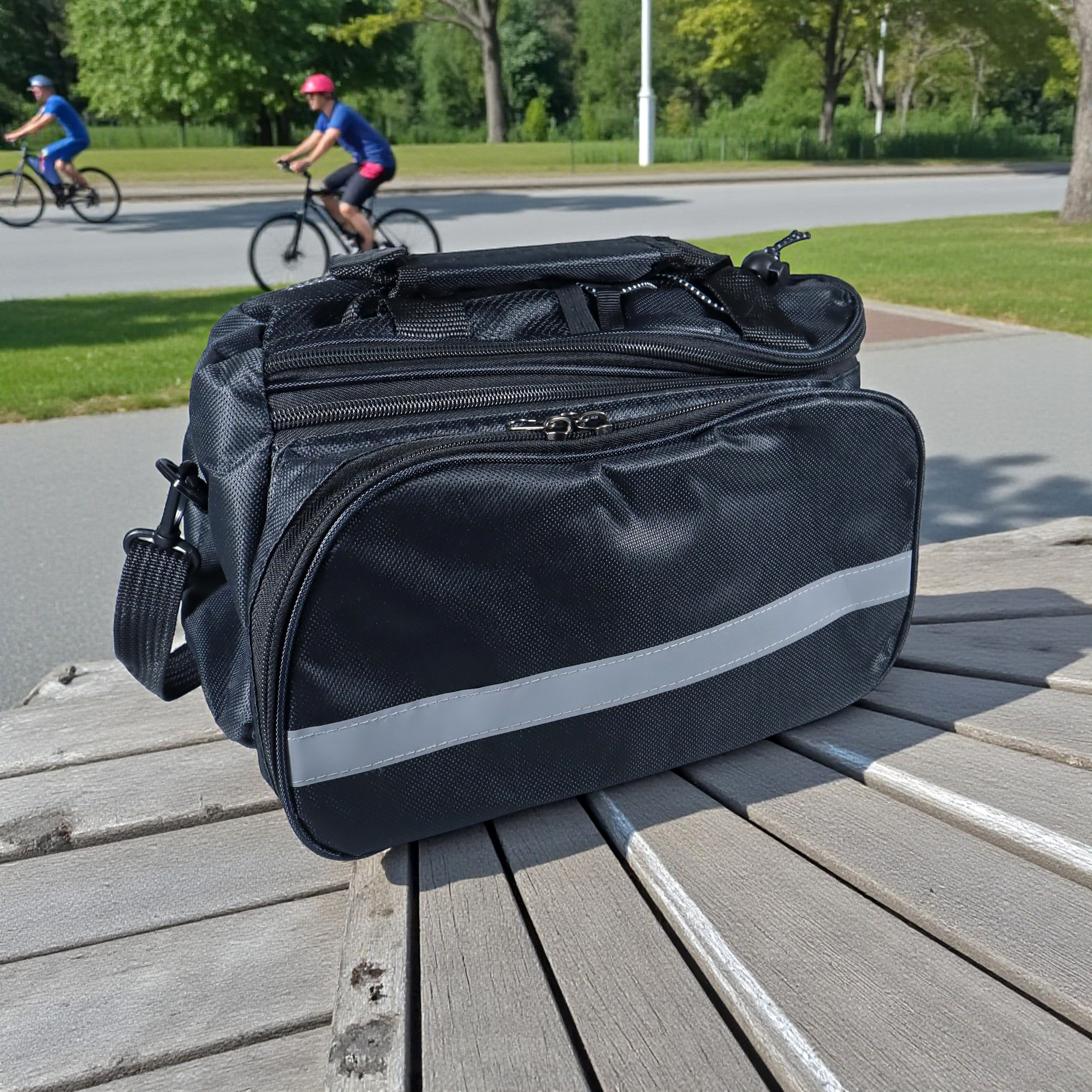 Tas Sepeda Bicycle Rear Carrier Bag 600D Polyester 8L - 14024