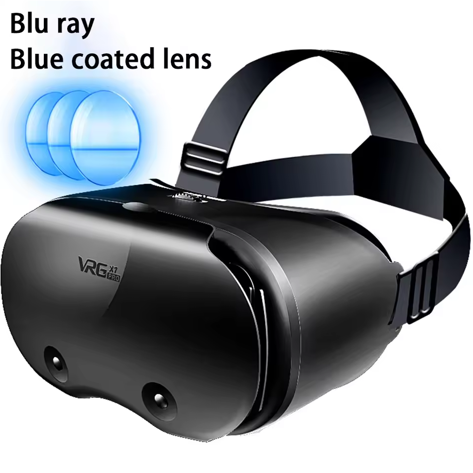 Jual VRG VR Box 3D Giant Screen Virtual Reality Blue Light