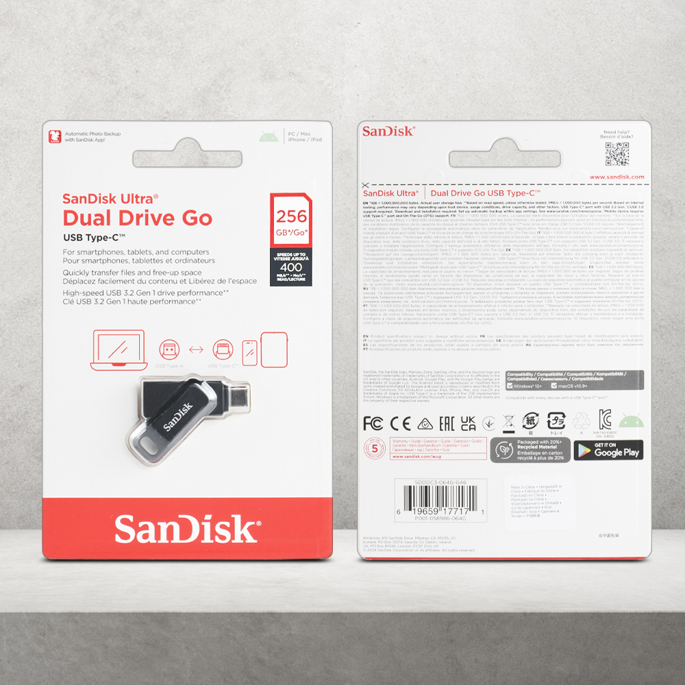 SanDisk Ultra Dual Drive Go USB Type C - SDDDC3
