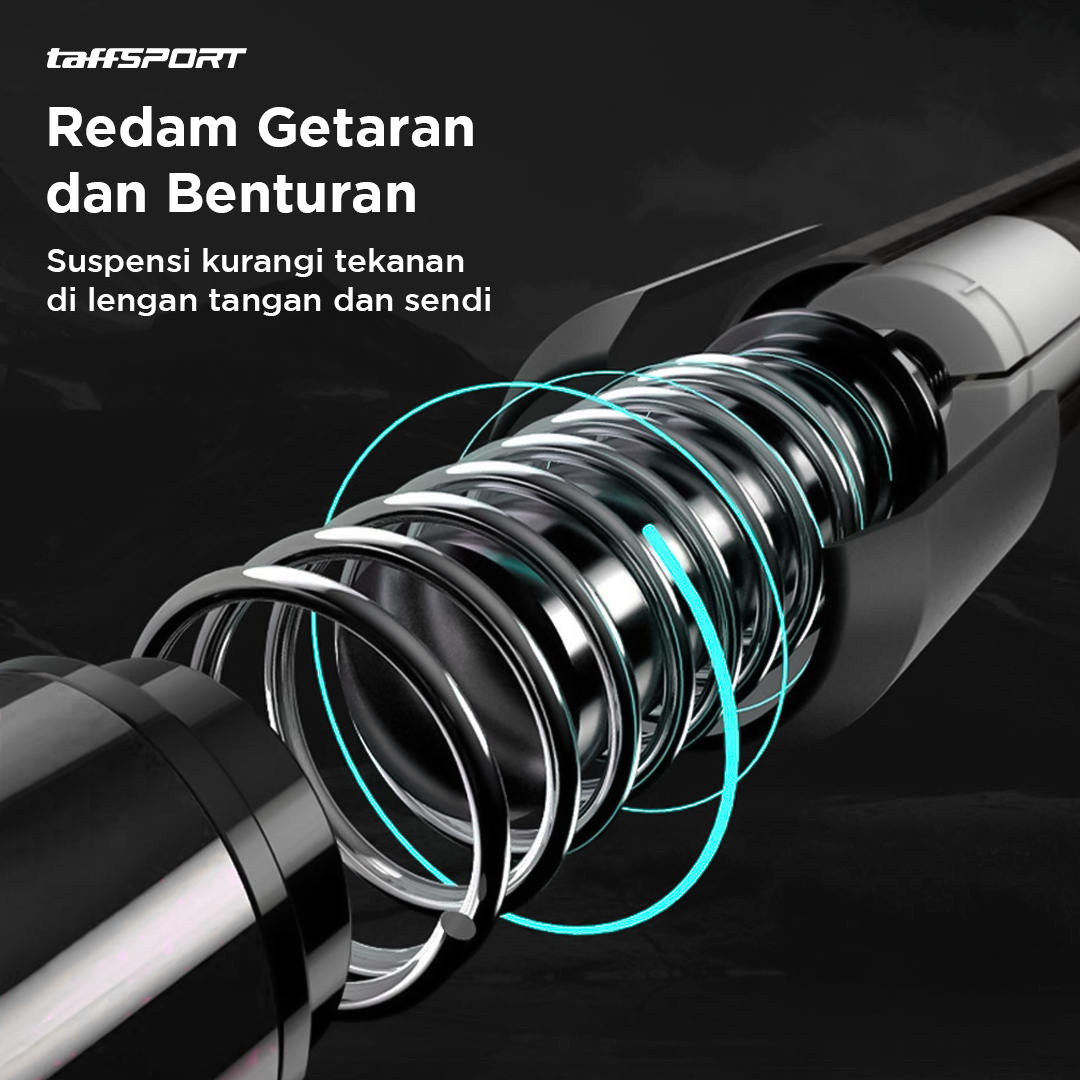 TaffSPORT Tongkat Hiking Trekking Pole Telescopic Suspension Aluminum - X-11