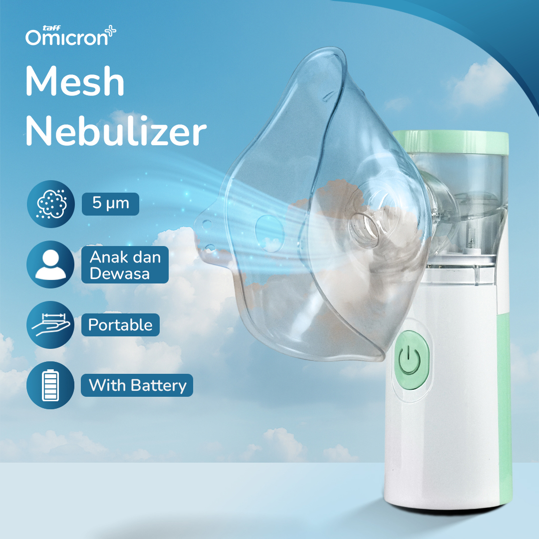 TaffOmicron Alat Terapi Pernapasan Mesh Nebulizer Inhaler Atomizer - JSL-W303