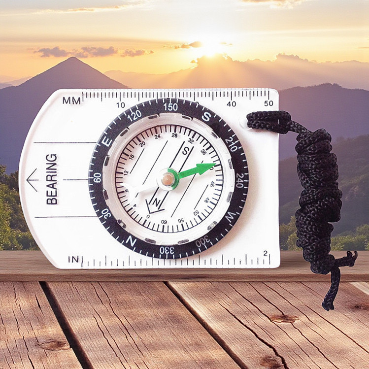 LumiParty Kompas Mini Professional Scale Outdoor Hiking - XC-MN0010