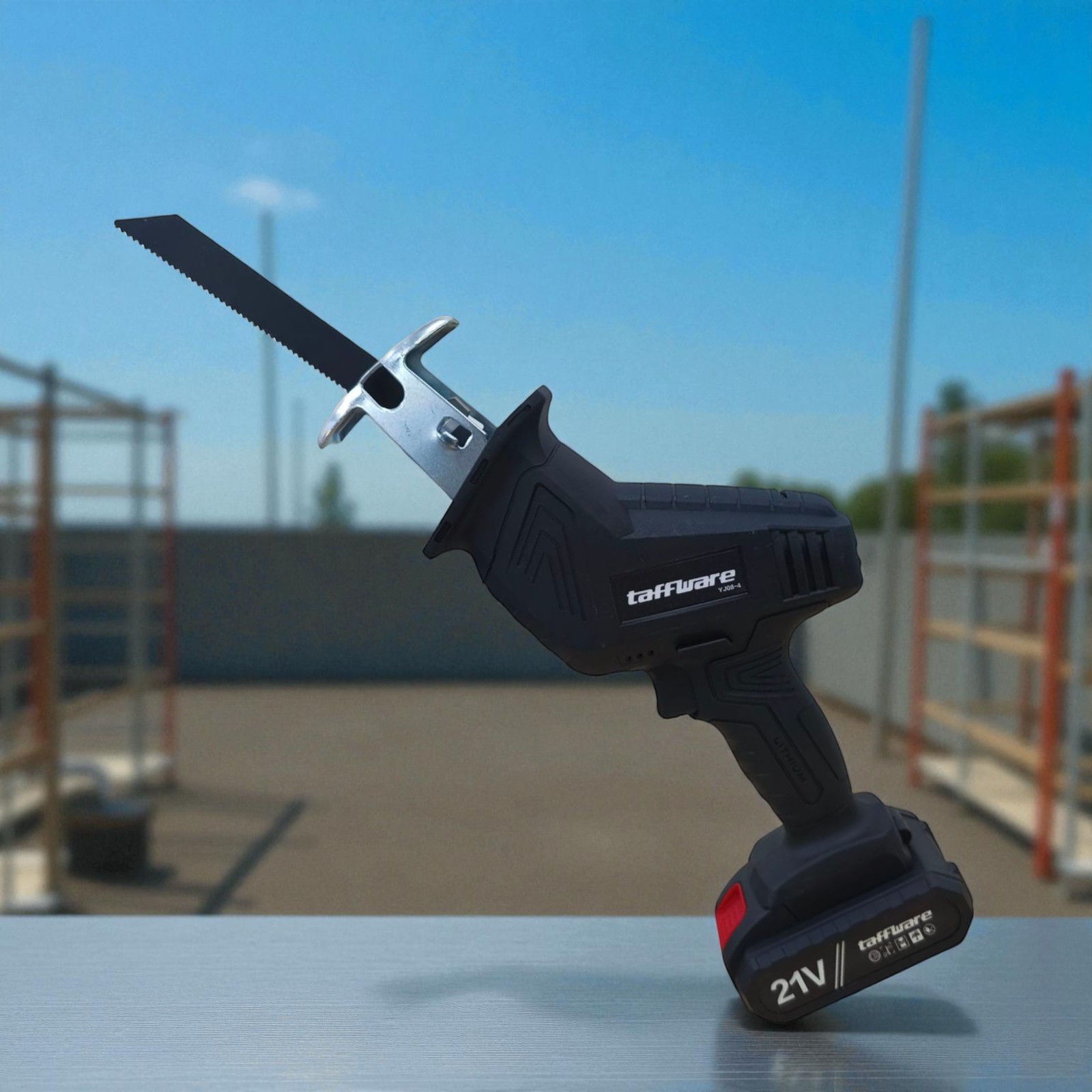 Taffware Gergaji Listrik Mini Cordless Saw 3000RPM 21V 799W - YJ08-4