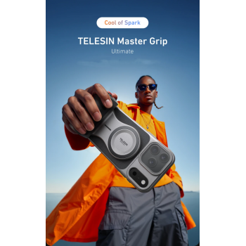 TELESIN Master Grip Ultimate for iPhone 17 Pro Max with Phone Case - P5-MP-003