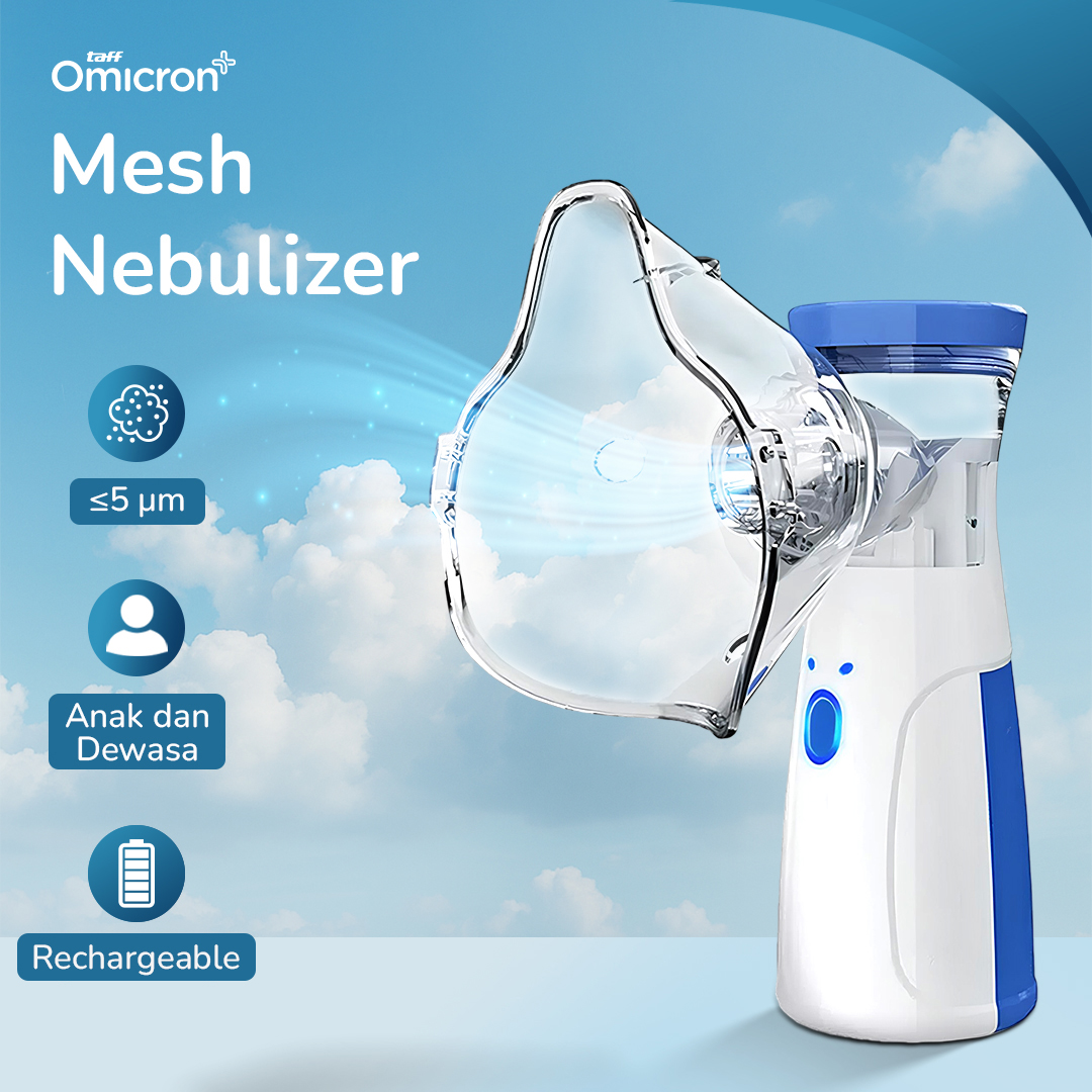TaffOmicron Alat Terapi Pernapasan Mesh Nebulizer Inhaler Atomizer - JSL-W302
