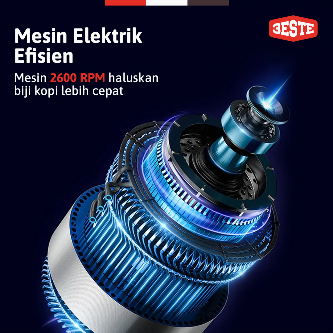 3STE Alat Penggiling Biji Kopi Elektrik Coffee Bean Grinder 250g - N800