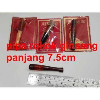 pipa rokok ginseng panjang 7.5 cm