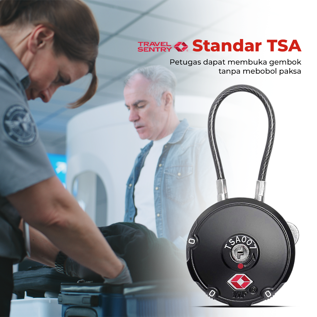 YiF Gembok Koper Angka 3 Digit Password TSA Lock Suitcase Luggage - TSA007