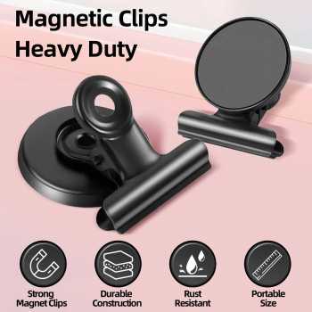 KAPASKI Klip Magnet Kulkas Magnetic Clips For Refrigerator 2.8cm 8 PCS - KP8