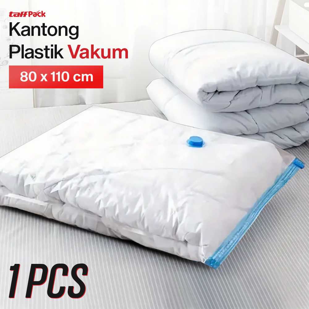 TaffPACK Kantong Plastik Vakum Pakaian Vacuum Compression Bag 1 PCS - YK-1000