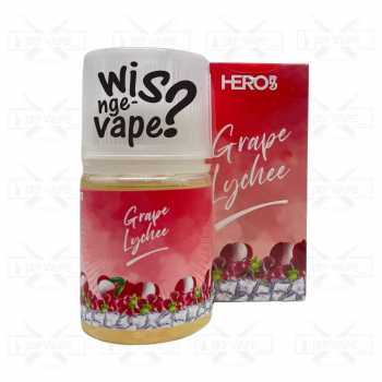 Grape Lychee 60ml - Hero Liquid Vape Freebase By Hero57