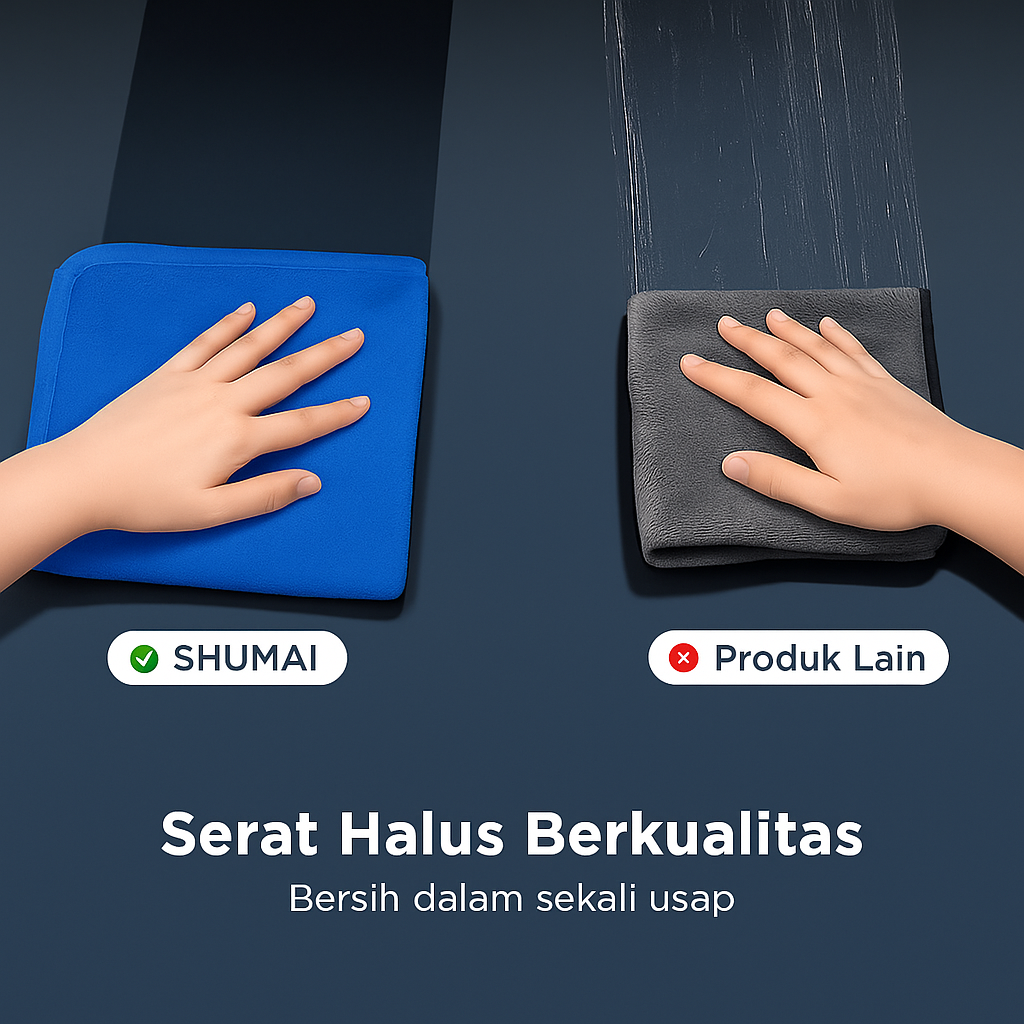 TaffHOME Kain Lap Microfiber Mobil Cleaning Towel Soft High Absorption - H-30