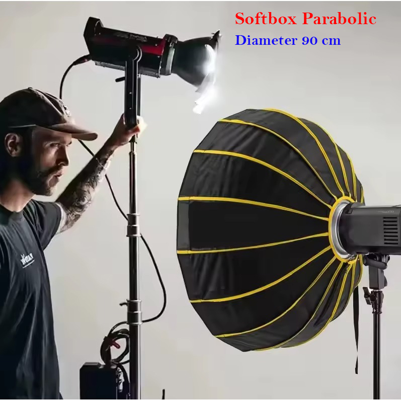 SHUNYI Softbox Parabolic Reflector Photography Bowens Mount - SH25