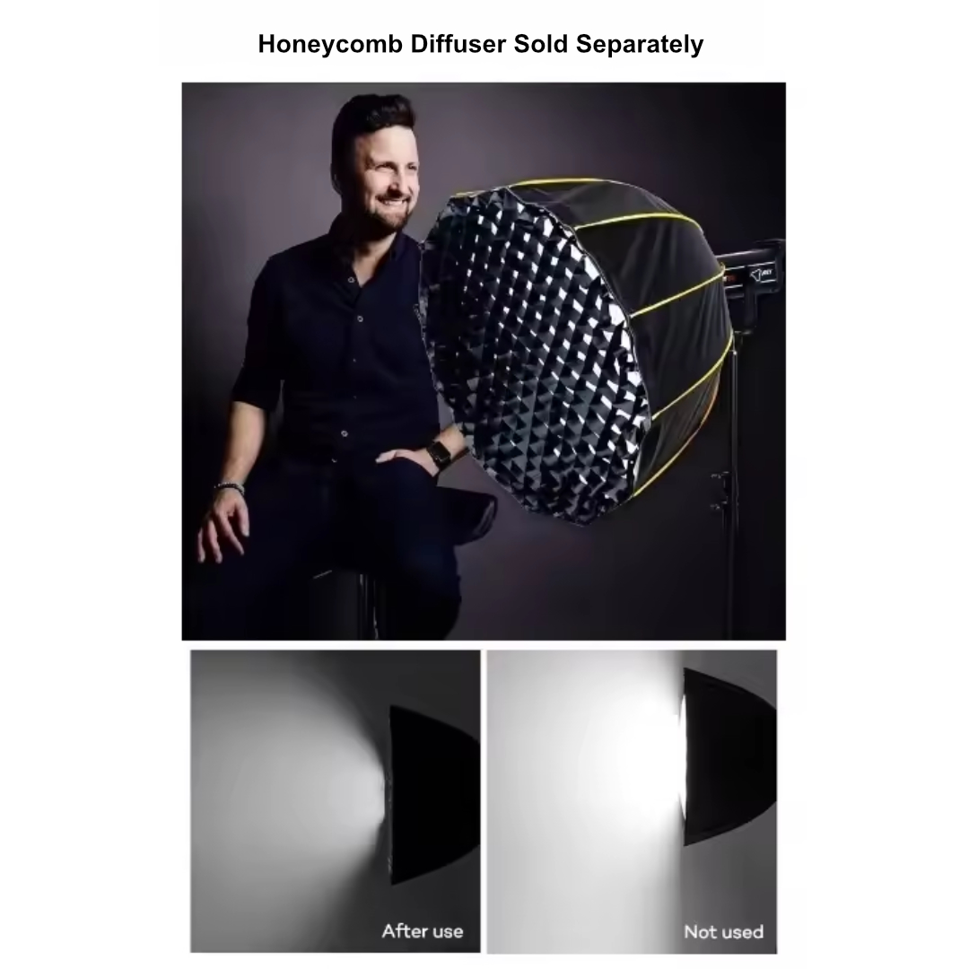 SHUNYI Softbox Parabolic Reflector Photography Bowens Mount - SH25
