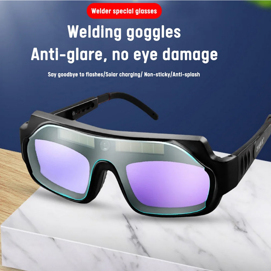 TaffGUARD Kacamata Las Otomatis Auto Darkening Soldering Goggles - TX-012