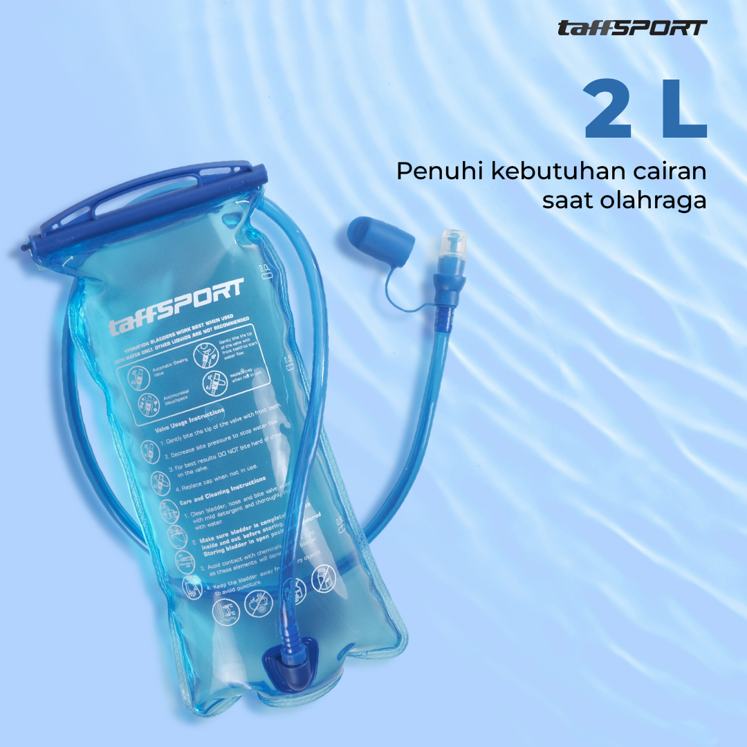 TaffSPORT Kantung Air Minum Sepeda Water Bladder Hydration Bag 2L - SD16
