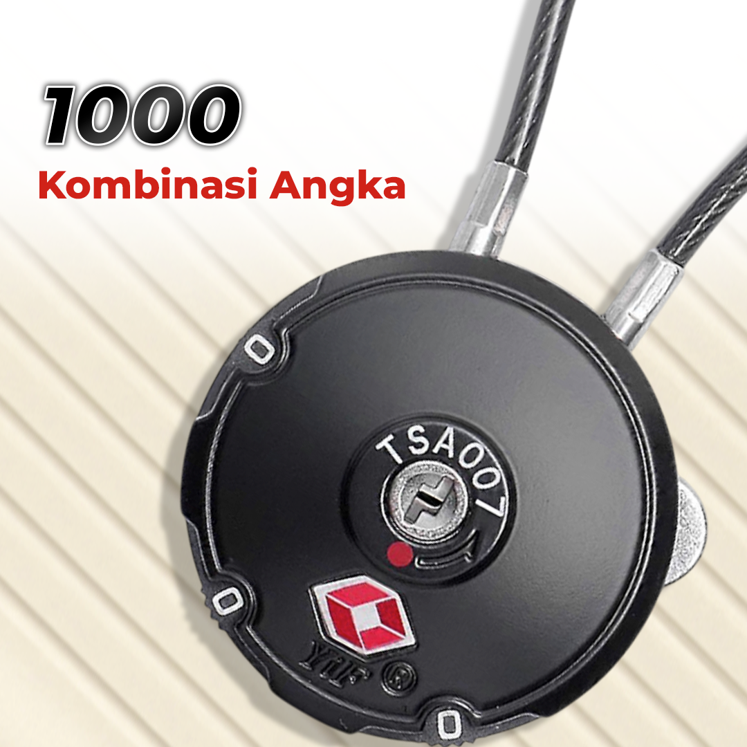 YiF Gembok Koper Angka 3 Digit Password TSA Lock Suitcase Luggage - TSA007