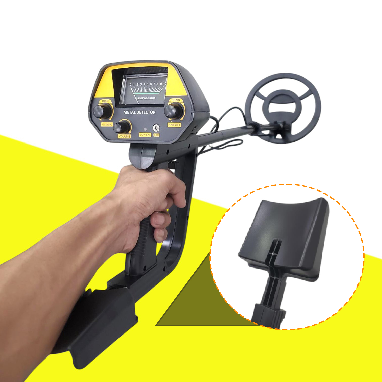 TIANLILONG Pendeteksi Logam Metal Gold Silver Detector 9V 10-30cm - GTX4080Y